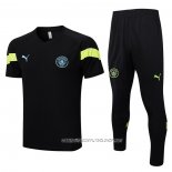 Chandal del Manchester City 22-23 Manga Corta Negro