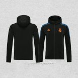 Chaqueta con Capucha del Real Madrid 21-22 Negro