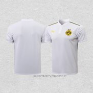 Camiseta Polo del Borussia Dortmund 21-22 Blanco