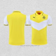 Camiseta Polo del Borussia Dortmund 22-23 Amarillo y Blanco