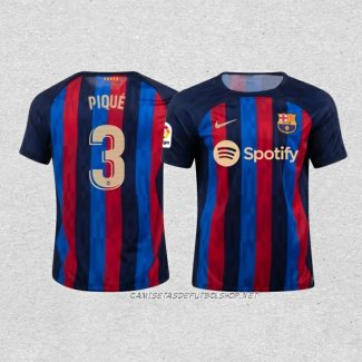 Camiseta Primera Barcelona Jugador Pique 22-23