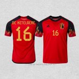 Camiseta Primera Belgica Jugador De Ketelaere 2022