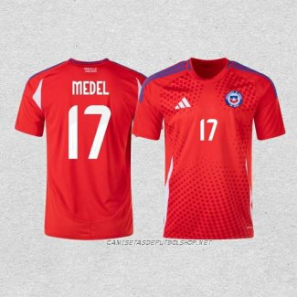 Camiseta Primera Chile Jugador Medel 2024