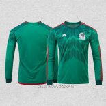 Camiseta Primera Mexico 2022 Manga Larga