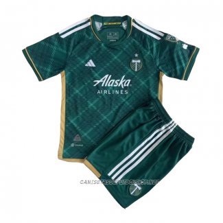 Camiseta Primera Portland Timbers 23-24 Nino