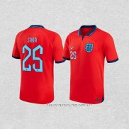 Camiseta Segunda Inglaterra Jugador Saka 2022