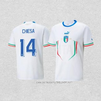 Camiseta Segunda Italia Jugador Chiesa 2022