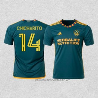 Camiseta Segunda Los Angeles Galaxy Jugador Chicharito 23-24