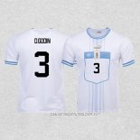 Camiseta Segunda Uruguay Jugador D.Godin 2022