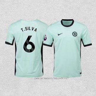 Camiseta Tercera Chelsea Jugador T.Silva 23-24