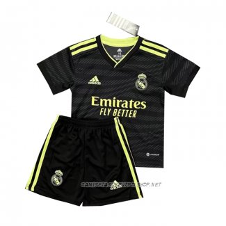 Camiseta Tercera Real Madrid 22-23 Nino