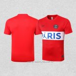 Camiseta de Entrenamiento Paris Saint-Germain Jordan 2020-21 Rojo