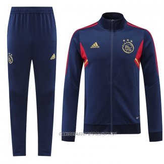 Chandal de Chaqueta del Ajax 22-23 Azul