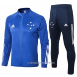 Chandal de Chaqueta del Cruzeiro 20-21 Azul