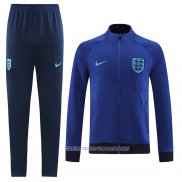 Chandal de Chaqueta del Inglaterra 22-23 Azul