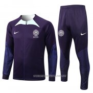 Chandal de Chaqueta del Inter Milan 22-23 Purpura