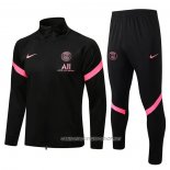Chandal de Chaqueta del Paris Saint-Germain 21-22 Negro