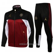 Chandal de Chaqueta del Paris Saint-Germain 21-22 Rojo