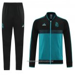 Chandal de Chaqueta del Real Madrid 21-22 Azul y Negro