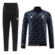 Chandal de Chaqueta del Real Madrid 23-24 Azul Oscuro