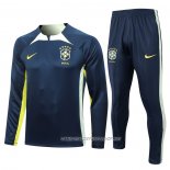 Chandal de Sudadera del Brasil 23-24 Azul