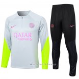 Chandal de Sudadera del Paris Saint-Germain 23-24 Nino Gris