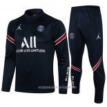Chandal de Sudadera del Paris Saint-Germain 21-22 Nino Azul