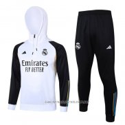 Chandal de Sudadera del Real Madrid 23-24 Nino Blanco