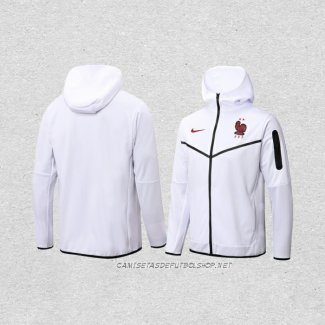 Chaqueta con Capucha del Francia 22-23 Blanco