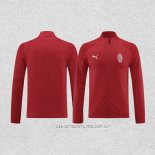 Chaqueta del AC Milan 23-24 Rojo Oscuro