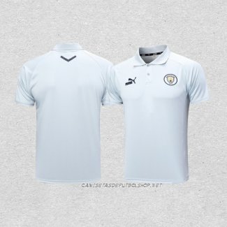 Camiseta Polo del Manchester City 23-24 Gris