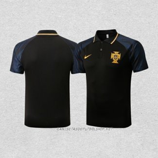 Camiseta Polo del Portugal 22-23 Negro