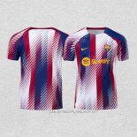 Camiseta Pre Partido del Barcelona 2023 Azul y Rojo