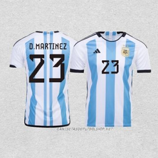 Camiseta Primera Argentina Jugador D.Martinez 2022