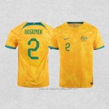 Camiseta Primera Australia Jugador Degenek 2022