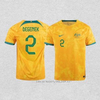 Camiseta Primera Australia Jugador Degenek 2022