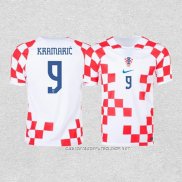 Camiseta Primera Croacia Jugador Kramaric 2022