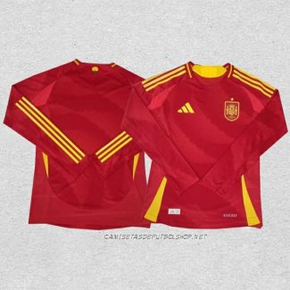 Camiseta Primera Espana 2024 Manga Larga