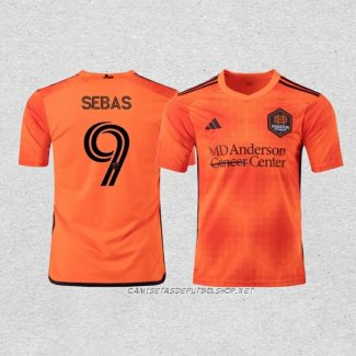 Camiseta Primera Houston Dynamo Jugador Sebas 23-24