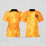 Camiseta Primera Paises Bajos 2022 Mujer