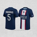 Camiseta Primera Paris Saint-Germain Jugador Marquinhos 22-23