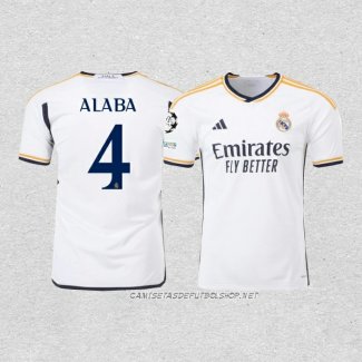 Camiseta Primera Real Madrid Jugador Alaba 23-24