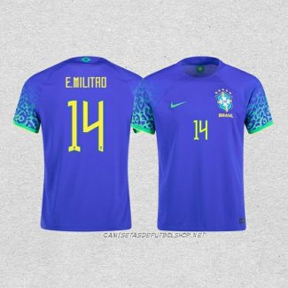 Camiseta Segunda Brasil Jugador E.Militao 2022