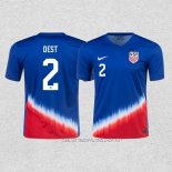 Camiseta Segunda Estados Unidos Jugador Dest 2024