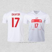 Camiseta Segunda Suiza Jugador Okafor 2022