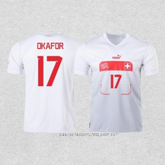 Camiseta Segunda Suiza Jugador Okafor 2022