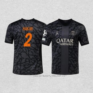 Camiseta Tercera Paris Saint-Germain Jugador Hakimi 23-24