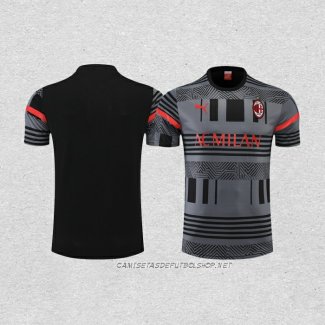 Camiseta de Entrenamiento AC Milan 22-23 Gris