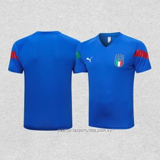 Camiseta de Entrenamiento Italia 22-23 Azul