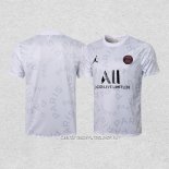 Camiseta de Entrenamiento Paris Saint-Germain Jordan 21-22 Blanco